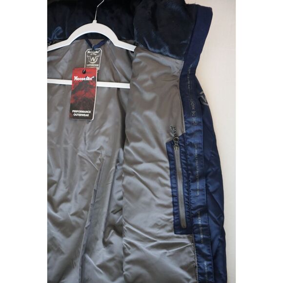 Moosejaw 7726255 Women's Sz S Blue Quilted Down Mid-Length Hooded Jacket - Picture 8 of 14